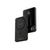 Powerbanki - Forever power bank bezprzewodowy MATB-200 20W PD 5000 mAh magnetyczny czarny - miniaturka - grafika 1