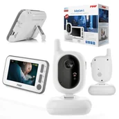 Elektroniczne nianie i monitory oddechu - Reer, FHSS, Niania elektroniczna, video, LCD TFT 4,3'' - miniaturka - grafika 1