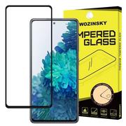 Szkła hartowane na telefon - Wozinsky super wytrzymałe szkło hartowane Full Glue na cały ekran z ramką Case Friendly Samsung Galaxy A72 czarny - miniaturka - grafika 1