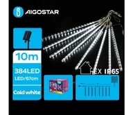Lampy ogrodowe - Aigostar - LED Solarny łańcuch bożonarodzeniowy 384xLED/13m IP65 zimna biel - miniaturka - grafika 1