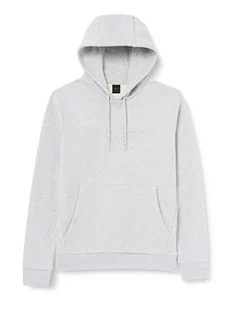 Hackett London Męska bluza z kapturem AM Embossed HDY, szara (szara), XXL, Szary (lodowo-szary), XXL - Bluzy męskie - miniaturka - grafika 1