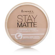 Pudry do twarzy - Rimmel STAY MATTE PUDER MATUJĄCY SILKY BEIGE 005 SILKY BEIGE 005 - miniaturka - grafika 1