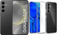 Telefony komórkowe - Smartfon Samsung Galaxy S24 5G 8/256GB Czarny SM-S921BZK + Etui Clear Case - miniaturka - grafika 1