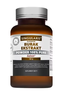 ACTIVEPHARM LABS SP. Z O.O. SP.K. ACTIVEPHARM LABS SP Z O.O SP.K Singularis Burak Ekstrakt Powder 100% Pure Sabeet 100 g - Serce i układ krążenia - miniaturka - grafika 1