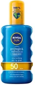 Balsamy i kremy do opalania - Przeciwsłoneczny spray i odświeżający Nivea Sun Protect And Refresh Spray SPF50 200 ml (4005900725332) - miniaturka - grafika 1