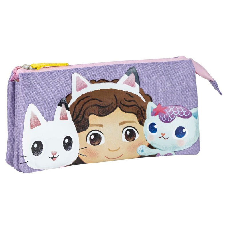 Cerd�� - Trójkomorowy Piórnik Gabbys Dolls House – Oficjalny Produkt