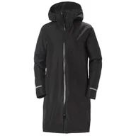 Płaszcze damskie - Helly Hansen Aspire, płaszcz przeciwdeszczowy, damski, czarny - miniaturka - grafika 1