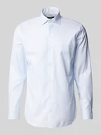 Koszule męskie - Koszula casualowa o kroju slim fit z kołnierzykiem typu kent model ‘PARKER’ - miniaturka - grafika 1