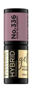 Lakiery hybrydowe - Eveline Hybrid Professional 336 - Lakier hybrydowy 5ml - miniaturka - grafika 1