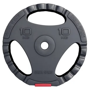 Gorilla Sports 10 kg Obciążenie Grip Winylowe (100548-00007-0016) - Obciążenia - miniaturka - grafika 1