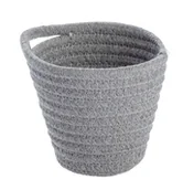 Kosze wiklinowe - Szary wiszący koszyk Wenko - miniaturka - grafika 1
