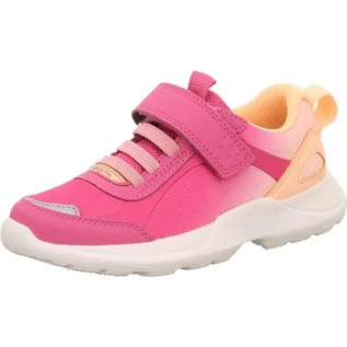 Buty dla dziewczynek - Superfit Rush sneakersy dziewczęce, Pink Orange 5520, 41 EU Weit - grafika 1