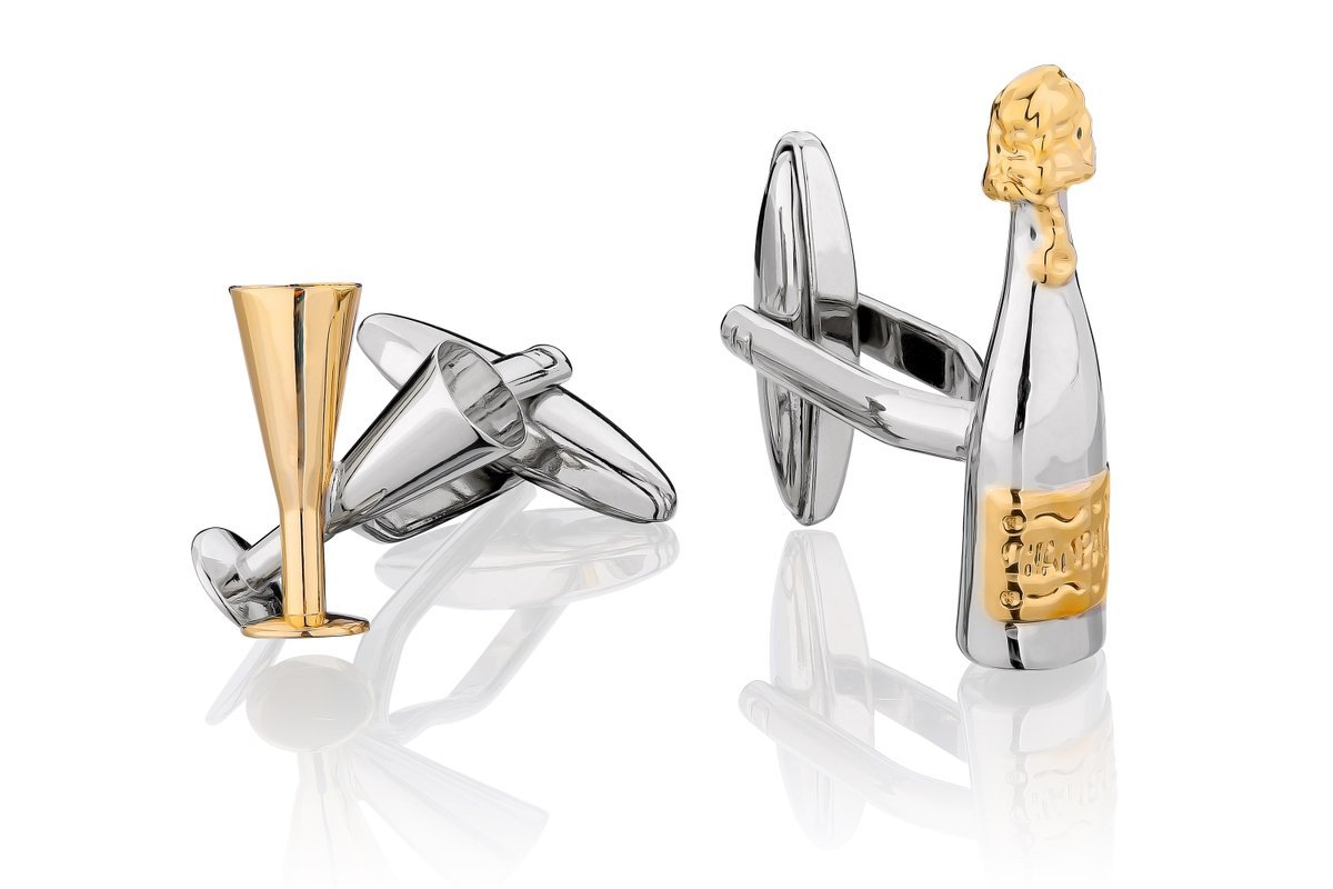 Spinki do mankietów Szampańskie SD-1215