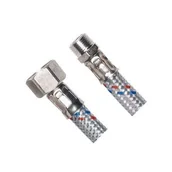 Akcesoria do armatury i ceramiki - Aqualine wąż przyłączeniowy nierdzewny 120 cm chrom 33062 - miniaturka - grafika 1