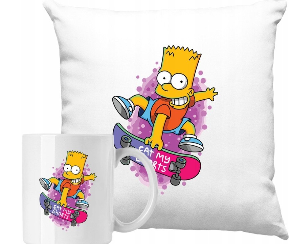 ZESTAW PODUSZKA + KUBEK Simpsons Drill Trap Modna Pomysł Na Prezent #5