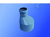 Łączniki, trójniki, kształtki - Kaczmarek Redukcja kanalizacyjna wewnętrzna PP-HT 110x50 popiel sanitarna - miniaturka - grafika 1