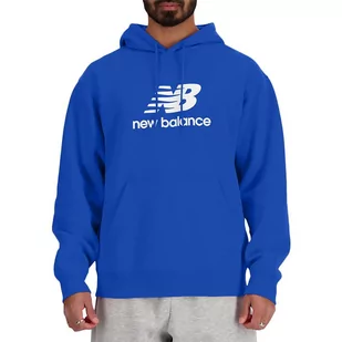 Bluza New Balance MT41501BUL - niebieska - Bluzy sportowe męskie - miniaturka - grafika 1