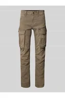 Spodnie męskie - Spodnie o kroju regular fit z kieszeniami cargo model Rovic zip 3d - G-Star Raw - miniaturka - grafika 1