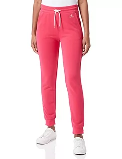 Spodnie damskie - GANT Damskie spodnie dresowe Lock UP Sweat Pants spodnie rekreacyjne, Sunset różowe, XXL - grafika 1