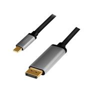 Kable - Kabel USB-C do DP, 4K 60Hz aluminiowy 1.8m - miniaturka - grafika 1
