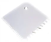 Obieraczki - Aluminiowa Packa Skrobak Do Masy Ząbkowana Kwadrat - miniaturka - grafika 1