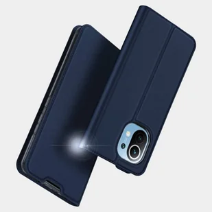 Dux Ducis Skin Pro kabura etui pokrowiec z klapką Xiaomi Mi 11 niebieski - Etui i futerały do telefonów - miniaturka - grafika 12