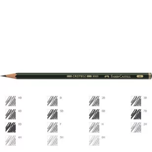 PELIKAN ołówek grafitowy, H, Castell 9000 - Przybory szkolne - miniaturka - grafika 1