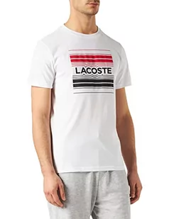 Lacoste Koszulka męska, Biały, XS - Koszulki męskie - miniaturka - grafika 1