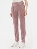 Piżamy damskie - Triumph Spodnie piżamowe Cozy Comfort Velour Trousers 10216539 Brązowy Regular Fit - miniaturka - grafika 1