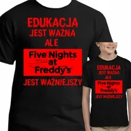 Moda i Uroda OUTLET - 3128 FNAF KOSZULKA FIVE NIGHTS FREDDYS 104 CZARNA - miniaturka - grafika 1