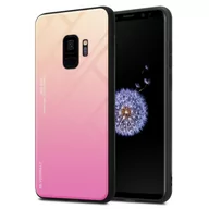 Etui i futerały do telefonów - Pokrowiec Do Samsung Galaxy S9 Etui w ŻÓŁTO - RÓŻOWY TPU Obudowa Case Cover Plecki Ochronny Cadorabo - miniaturka - grafika 1
