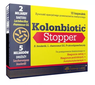 Olimp kolonbiotic stopper x 10 kaps - Suplementy diety - miniaturka - grafika 1
