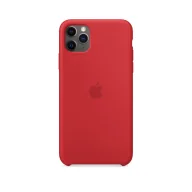 Etui i futerały do telefonów - APPLE SILICONE CASE IPHONE 11 PRO MAX RED OTWARTE OPAKOWANIE - miniaturka - grafika 1