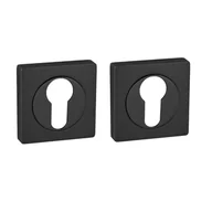 Szyldy i rozety - Rozeta podklamkowa do wkładki Tipo/Onyks Czarna - miniaturka - grafika 1