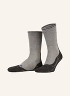 Skarpetki damskie - Falke Skarpety Trekkingowe tk2 Wool Silk grau - miniaturka - grafika 1