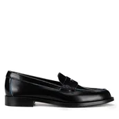 Mokasyny damskie - Mokasyny Gino Rossi MONEY-E25-25420 Czarny - miniaturka - grafika 1