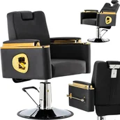 Fotele fryzjerskie - Fotel fryzjerski Midas hydrauliczny obrotowy do salonu fryzjerskiego krzesło fryzjerskie - miniaturka - grafika 1