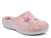 Kapcie damskie - Kapcie damskie pantofle domowe ciepłe miękkie kotki różowe Inblu EC-85-37 - miniaturka - grafika 1