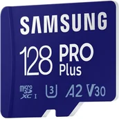 Karty pamięci - Samsung Pro PLUS microSDXC 128GB UHS-I U3 120MB/s 160MB/s - miniaturka - grafika 1
