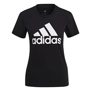 Adidas Damska bluzka W Bl T, czarna/biała, S - Bluzki damskie - miniaturka - grafika 1