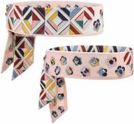 Apaszki i szaliki damskie - Opaska na Czoło Dwustronna Samisa by Seeberger, różowy - miniaturka - grafika 1