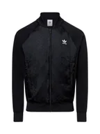 Bluzy męskie - adidas Originals Bluza męska Mężczyźni Sztuczne włókno czarny jednolity, S - miniaturka - grafika 1