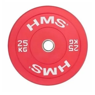 HMS CBR25 RED TALERZ OLIMPIJSKI BUMPER 25 KG 1AB-17-61-024 - Pozostały sprzęt siłowy - miniaturka - grafika 1