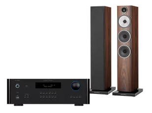 Rotel RA-1572 MkII (czarny) + 704 S3 (mokka) - Zestawy stereo - miniaturka - grafika 1