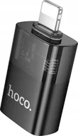 Adaptery i przejściówki - HOCO adapter OTG Lightning męski do USB A żeński UA36 czarny transparentny - miniaturka - grafika 1