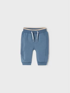Spodnie i spodenki dla dziewczynek - Mayoral Spodnie dresowe 719 Niebieski Regular Fit - grafika 1