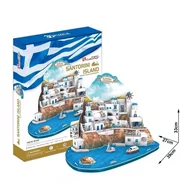Puzzle - Cubicfun 3D Santorini duży zestaw 446706 - miniaturka - grafika 1