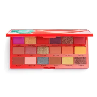 Makeup Revolution London London I Heart Revolution Tasty Palette cienie do powiek 22 g Chilli - Cienie do powiek - miniaturka - grafika 1