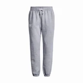 Spodnie sportowe damskie - Damskie spodnie dresowe Under Armour Essential Fleece Joggers Rozmiar: S / Kolor: jasnoszary - miniaturka - grafika 1
