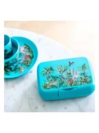 Sztućce dla dzieci - koziol Pojemnik "Candy Jungle" w kolorze turkusowym na lunch - 19 x 6,5 x 13,5 cm - miniaturka - grafika 1